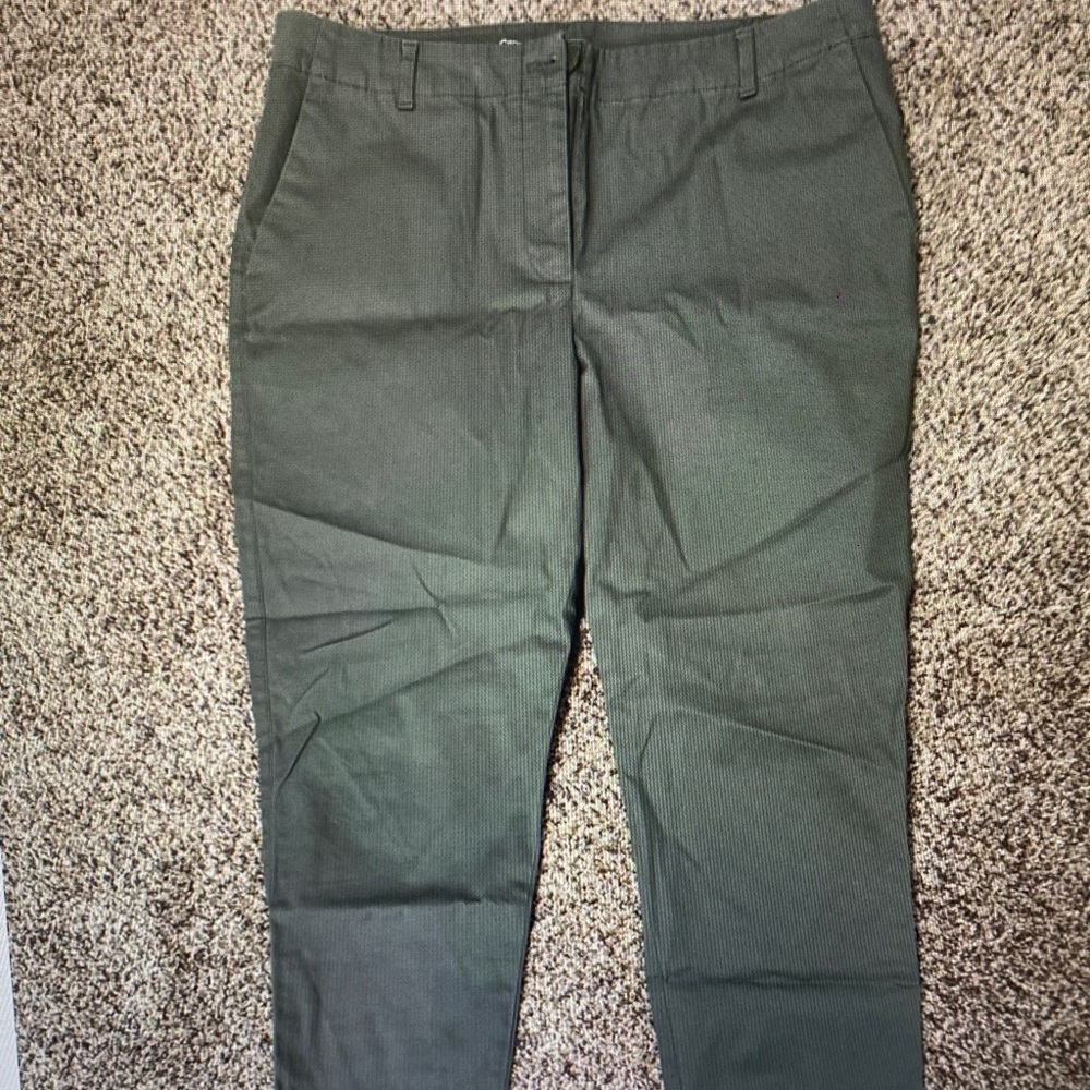 Talbots Olive Green Chino Pants